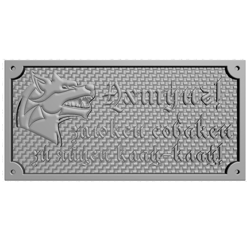 картинка Злая собака P4-177 3D-STL.COM