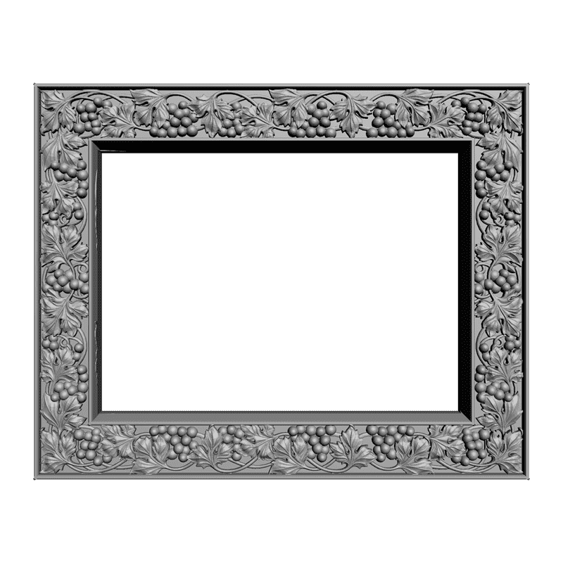 картинка Рамка резная для картины D14-166 3D-STL.COM