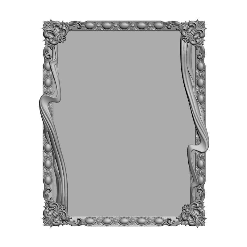 картинка Рамка резная D14-591 3D-STL.COM