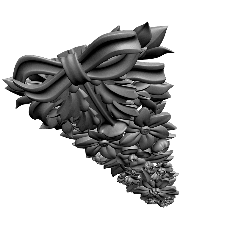 картинка Накладка резная D10-194 3D-STL.COM