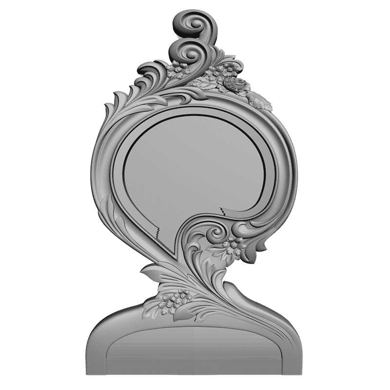 картинка Рамка под зеркало D14-266 3D-STL.COM