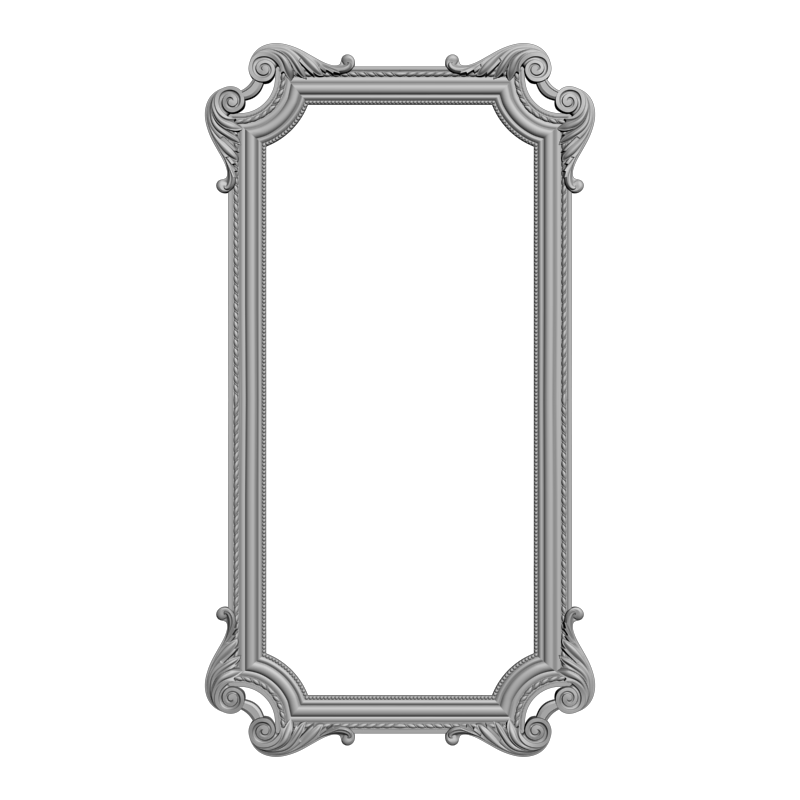 картинка Рамка резная D14-590 3D-STL.COM