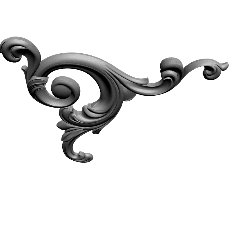 картинка Угловой элемент D19-037 3D-STL.COM