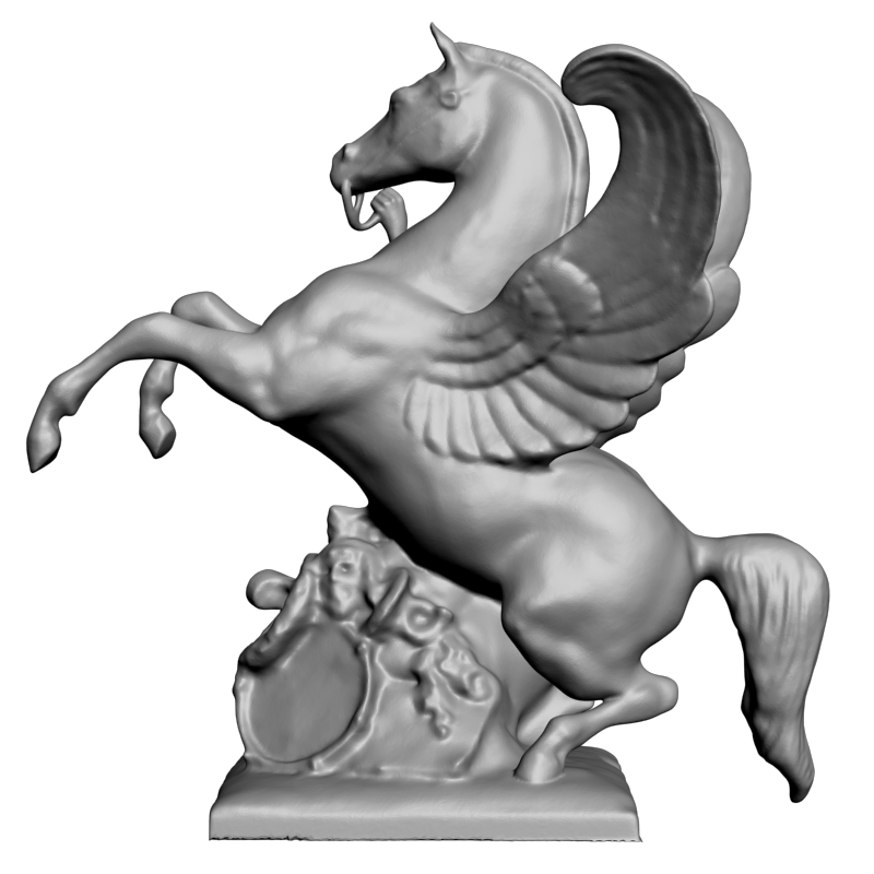 картинка Юноша и Пегас L3-198 3D-STL.COM