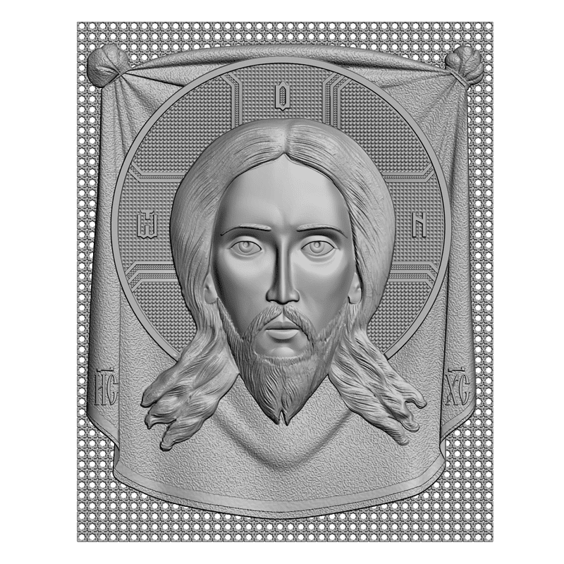 картинка Спас Нерукотворный V3-141 3D-STL.COM