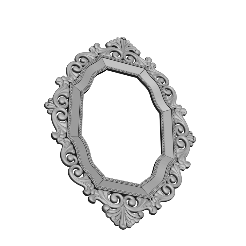 картинка Рамка резная D14-646 3D-STL.COM