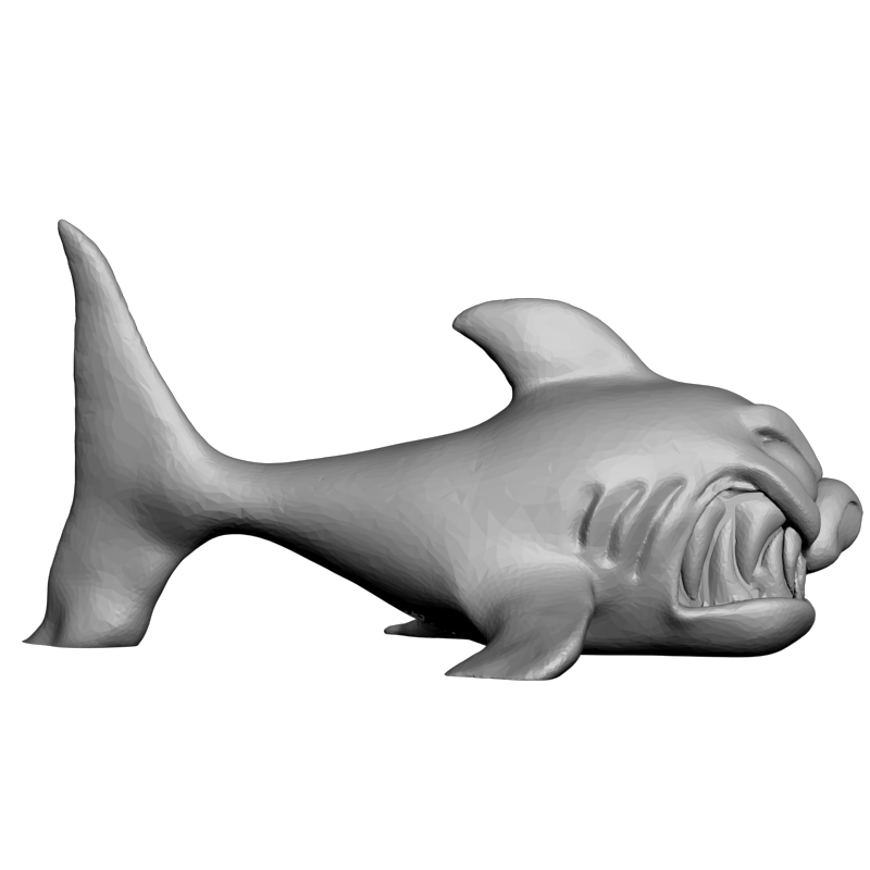 картинка Сердитая акула PI1-360 3D-STL.COM