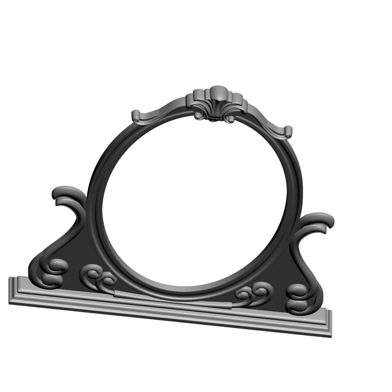 картинка Рамка резная под зеркало D14-681 3D-STL.COM