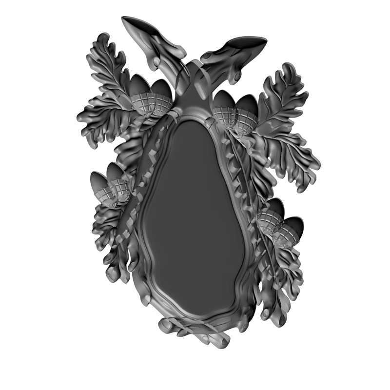 картинка Рамка резная D14-663 3D-STL.COM