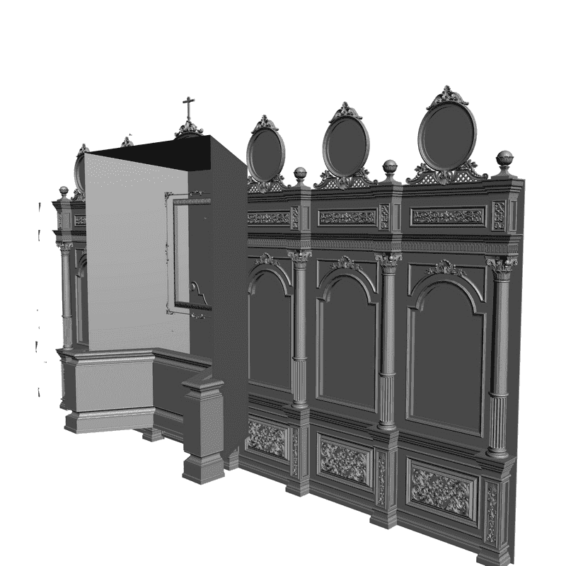 картинка Иконостас V2-002 3D-STL.COM