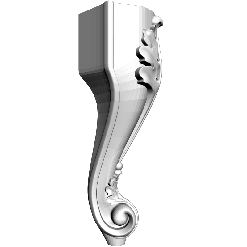 картинка Ножка мебельная M6-078 3D-STL.COM