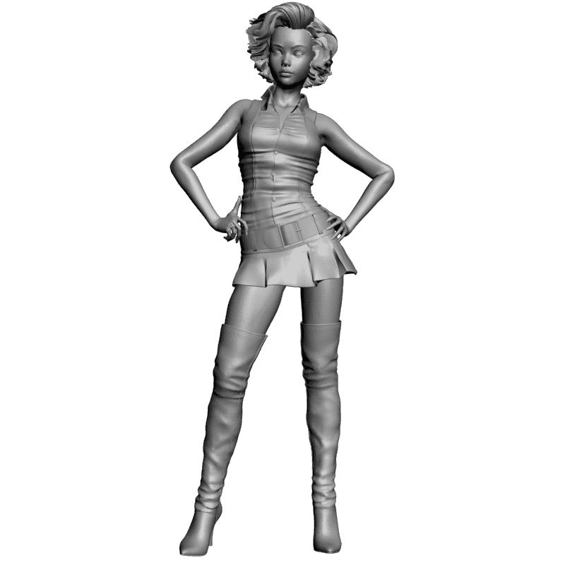 картинка Красивая девушка L3-193 3D-STL.COM