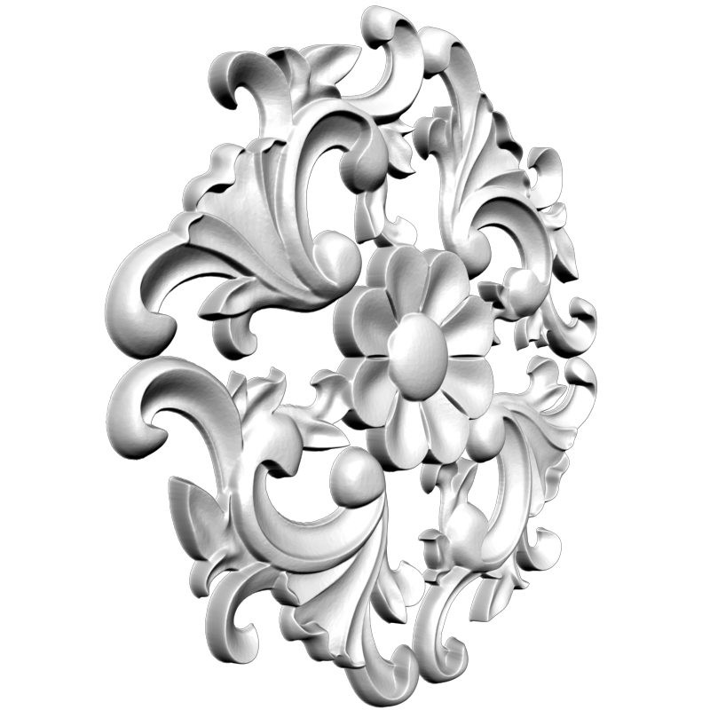 картинка Розетка резная D16-293 3D-STL.COM
