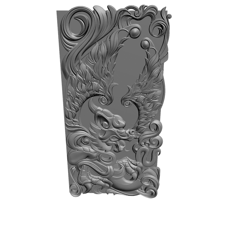 картинка Дракон PI2-012 3D-STL.COM
