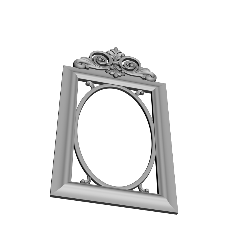 картинка Рама под  Зеркало D14-418 3D-STL.COM