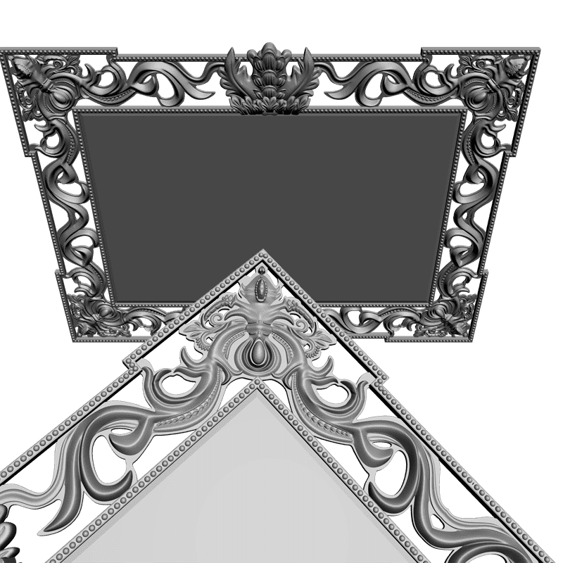 картинка Рамка резная D14-158 3D-STL.COM