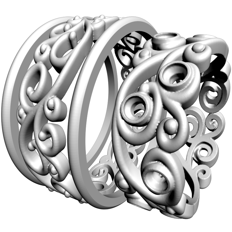картинка Кольцо RY2-135 3D-STL.COM