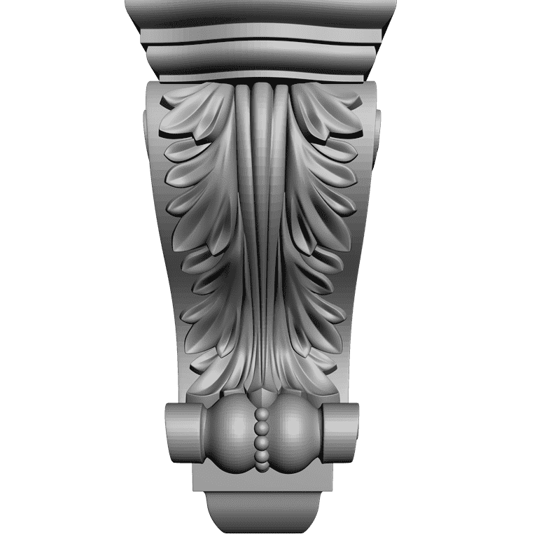 картинка Кронштейн резной D9-053 3D-STL.COM