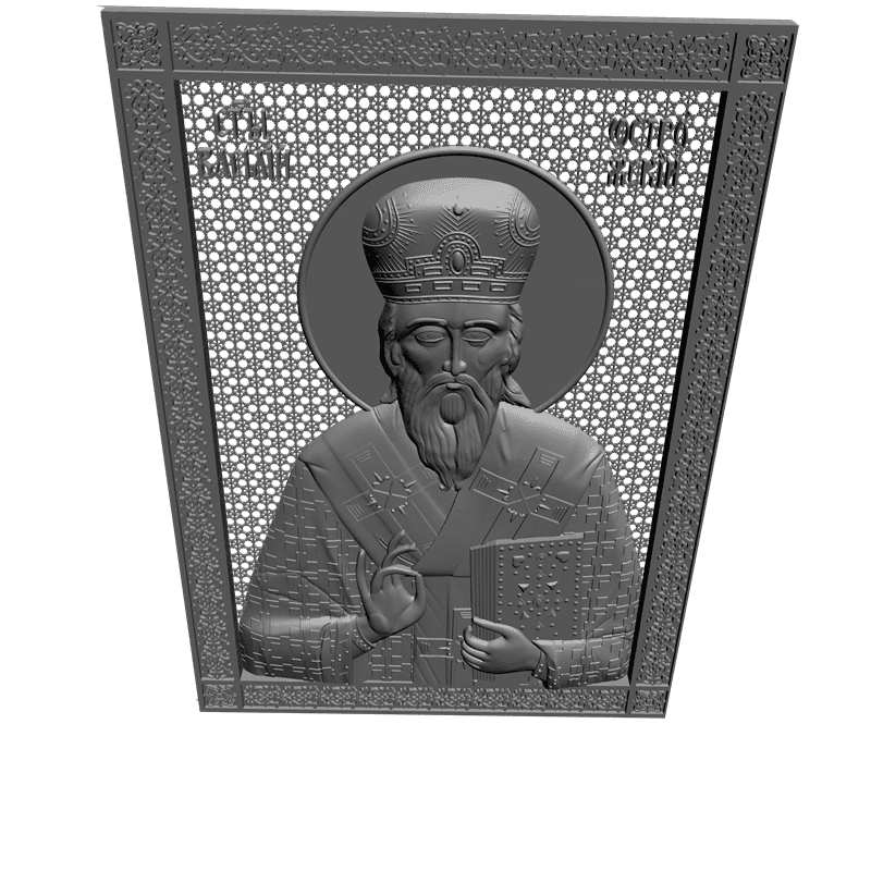 картинка Святой Василий V3-080 3D-STL.COM