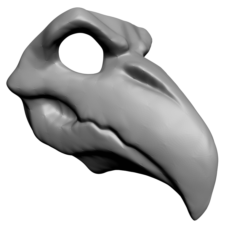 картинка Маска с клювом P4-558 3D-STL.COM