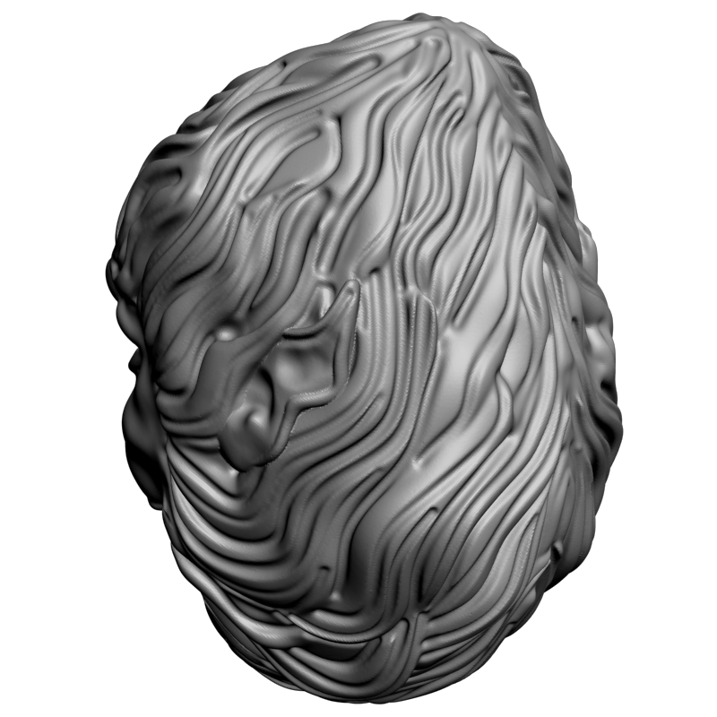 картинка Голова Обезьяны F1-180 3D-STL.COM