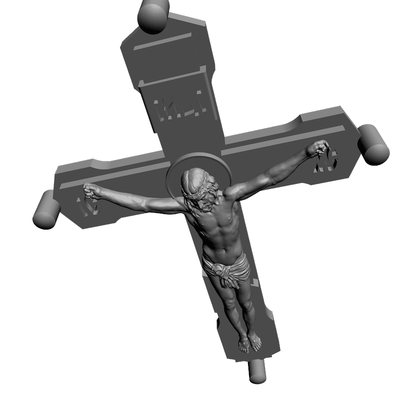 картинка Крестик RY4-006 3D-STL.COM