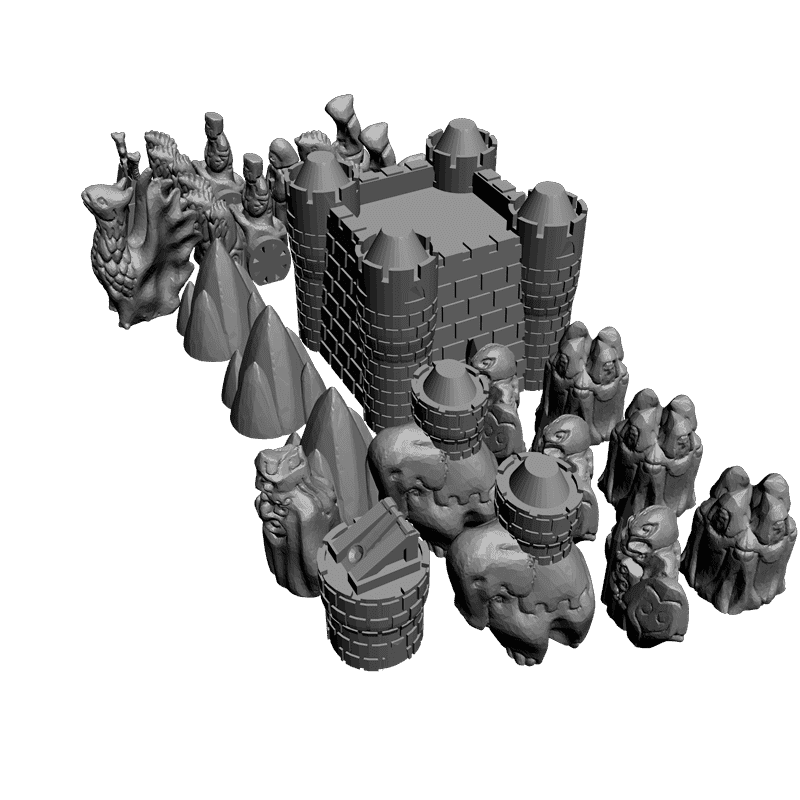 картинка Набор игрушек PI1-075 3D-STL.COM