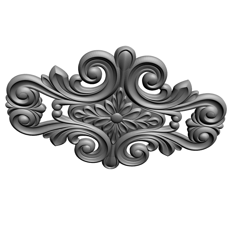 картинка Розетка резная D16-125 3D-STL.COM
