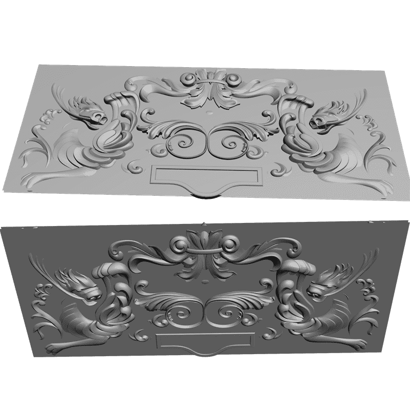 картинка Накладка резная D10-081 3D-STL.COM