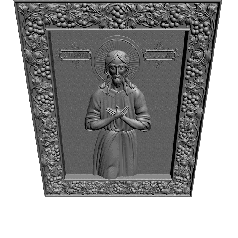 картинка Святой Преподобный Алексий V3-262 3D-STL.COM