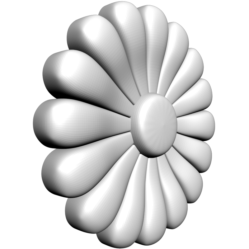 картинка Розетка резная D16-311 3D-STL.COM