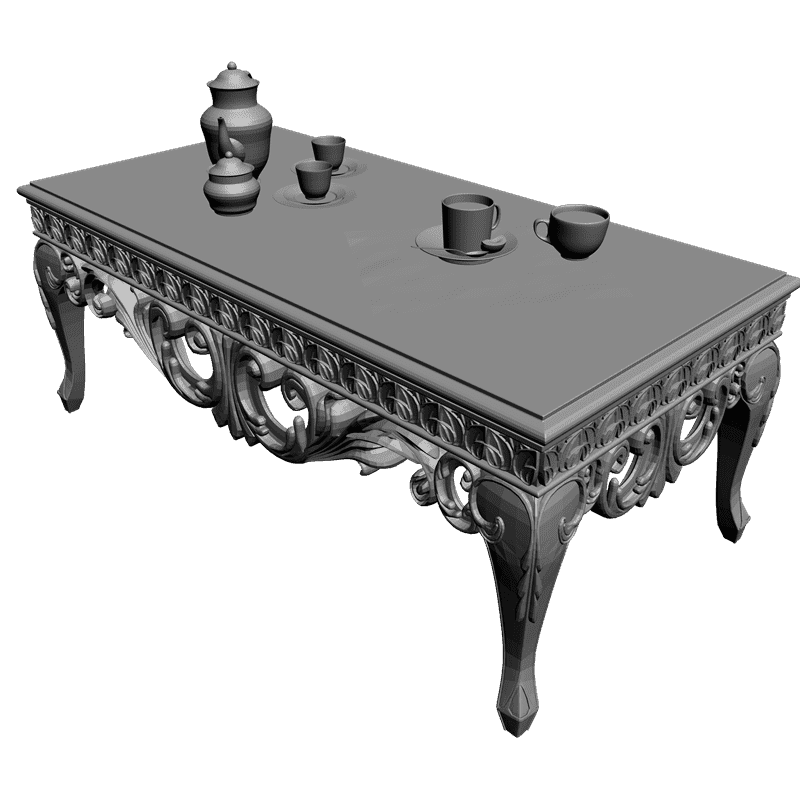 картинка Столик кофейный M8-021 3D-STL.COM
