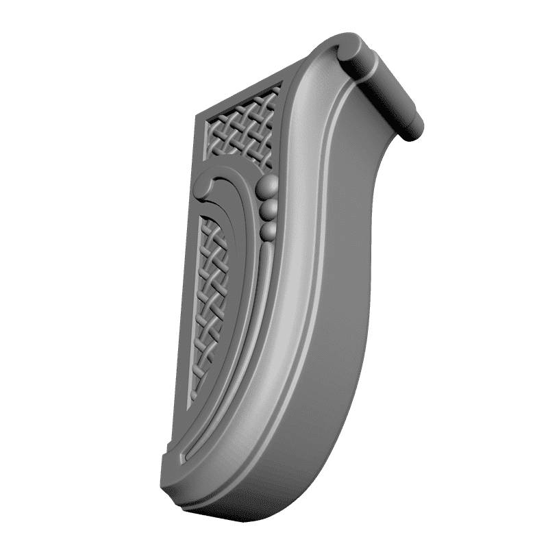 картинка Кронштейн резной D9-049 3D-STL.COM