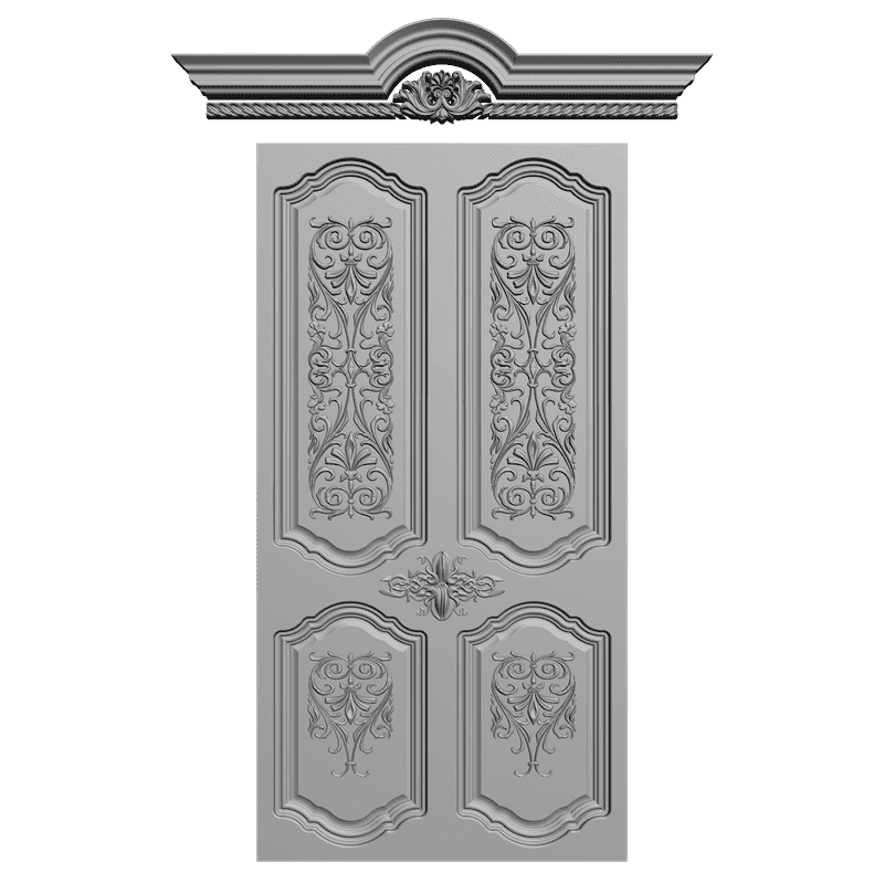 картинка Дверь резная H3-022 3D-STL.COM