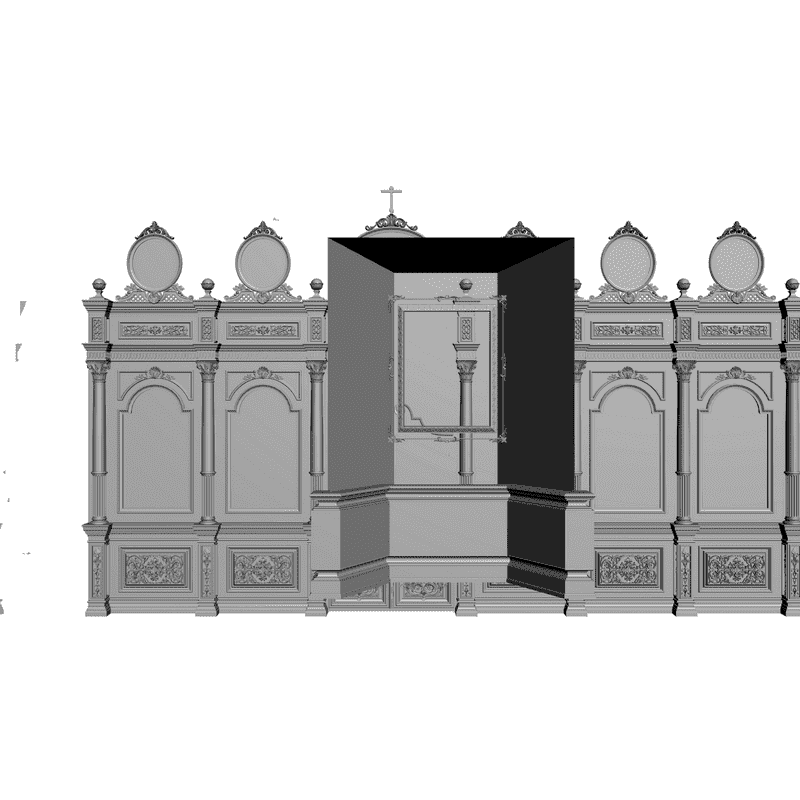картинка Иконостас V2-002 3D-STL.COM