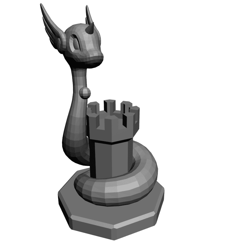 картинка Набор шахмат. Покемоны PI3-115 3D-STL.COM