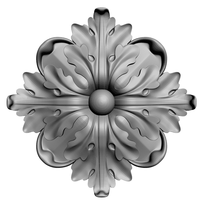 картинка Розетка резная D16-079 3D-STL.COM