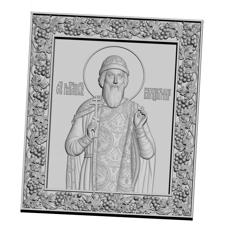 картинка Святой Владимир V3-472 3D-STL.COM