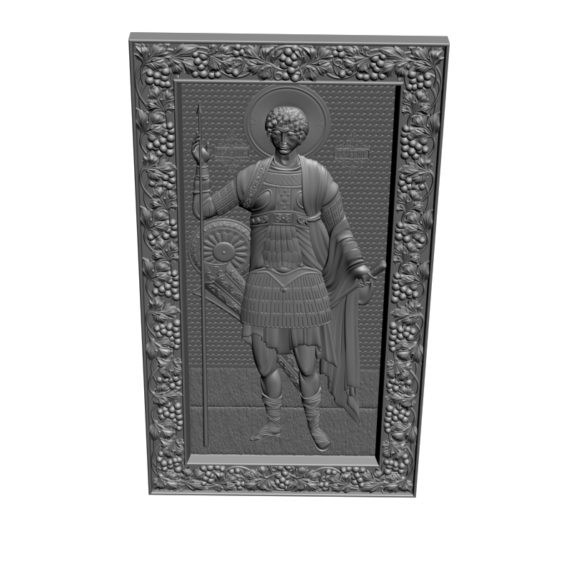 картинка Георгий Победоносец V3-391 3D-STL.COM