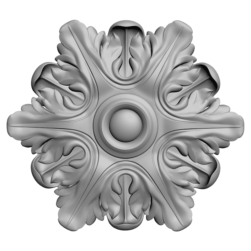 картинка Розетка резная D16-151 3D-STL.COM