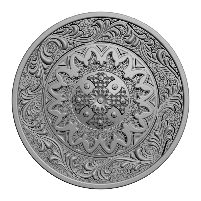 картинка Розетка резная D16-120 3D-STL.COM