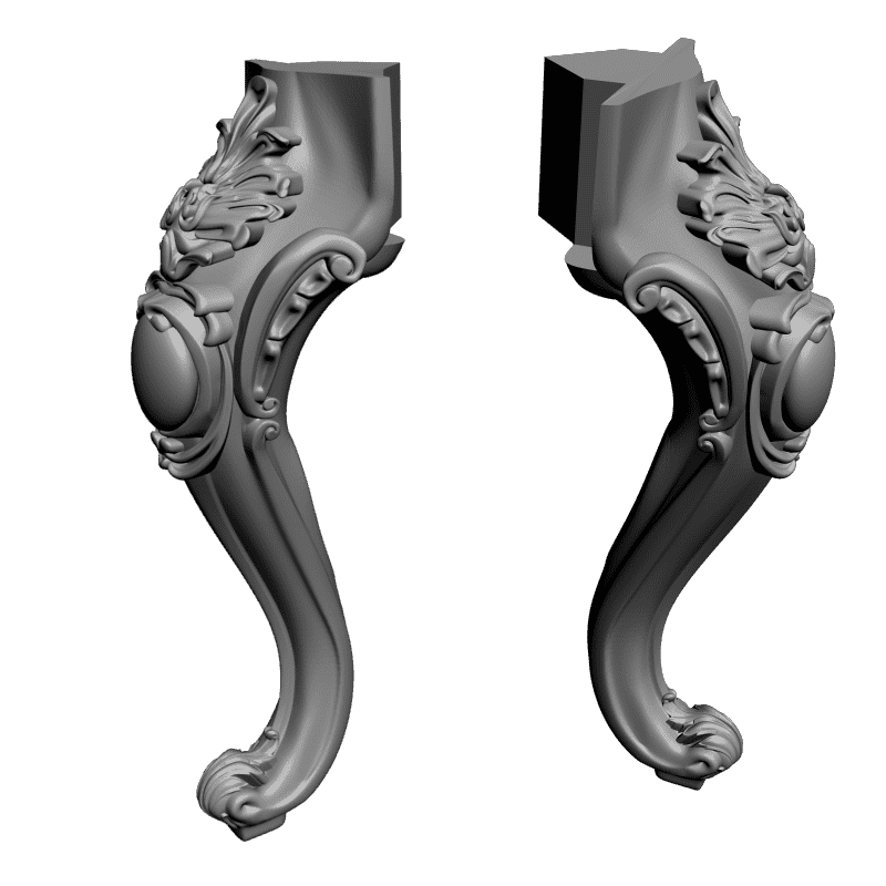 картинка Ножка мебельная M6-070 3D-STL.COM
