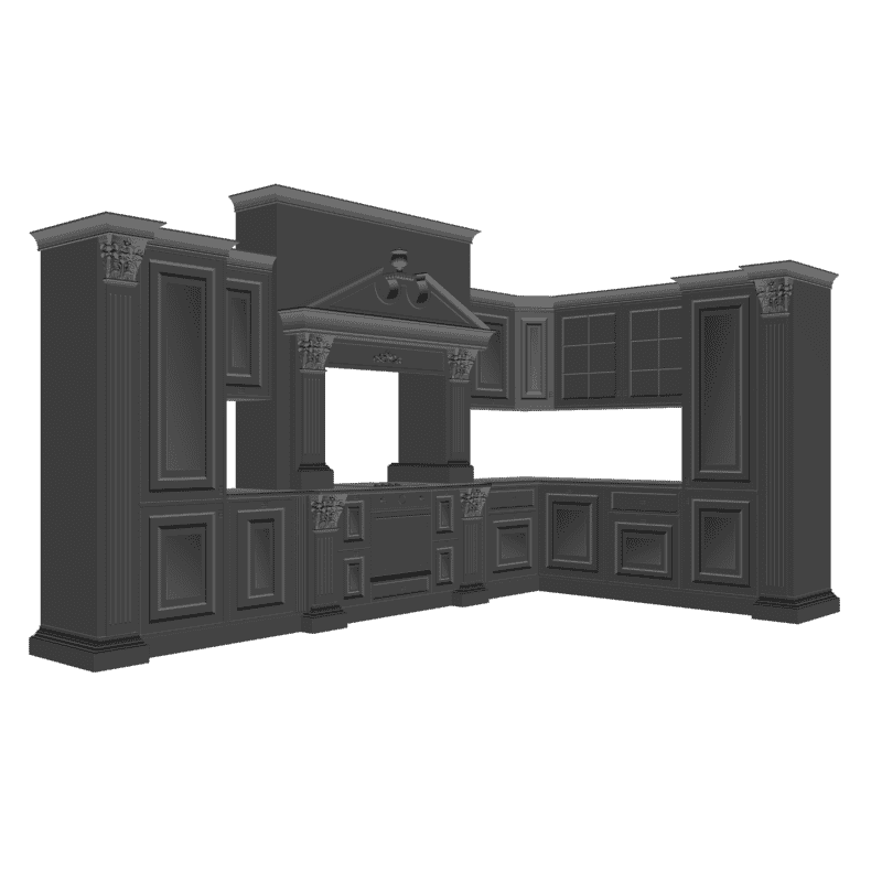 картинка Кухня София M5-018 3D-STL.COM
