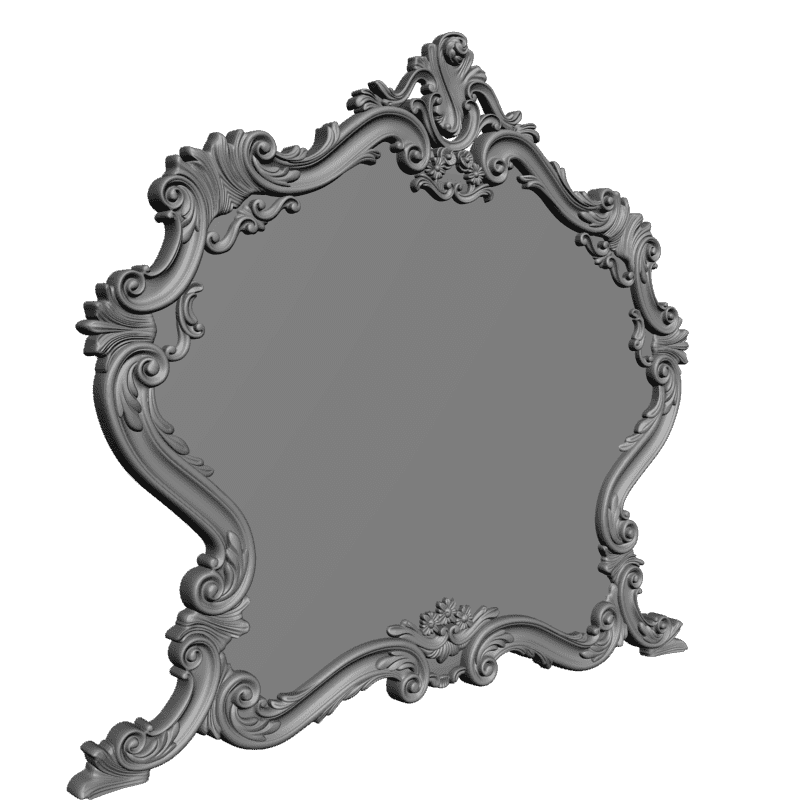 картинка Рамка зеркала D14-335 3D-STL.COM