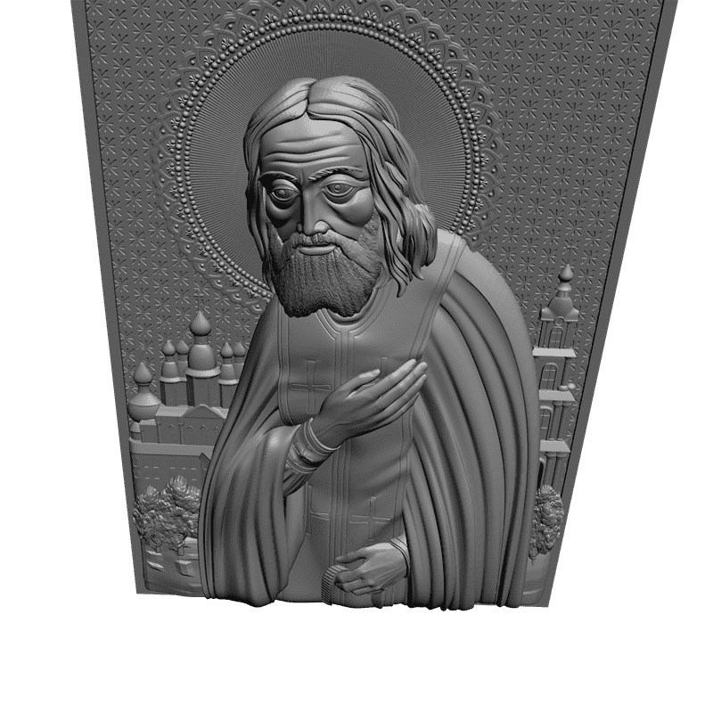 картинка Серафим Саровский V3-066 3D-STL.COM