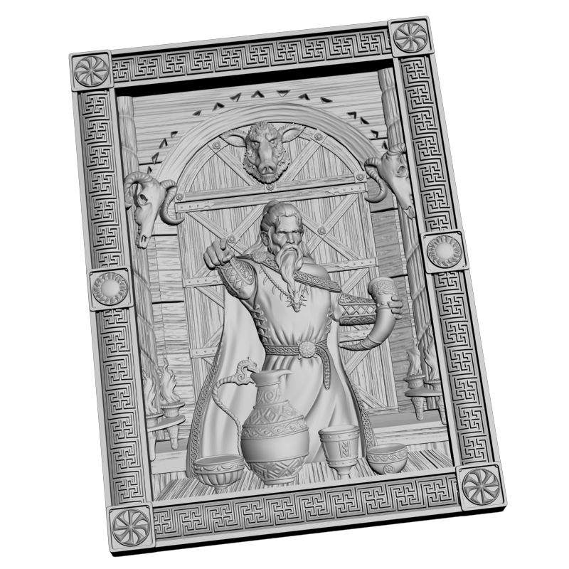 картинка Локи Скандинавский бог V9-106 3D-STL.COM