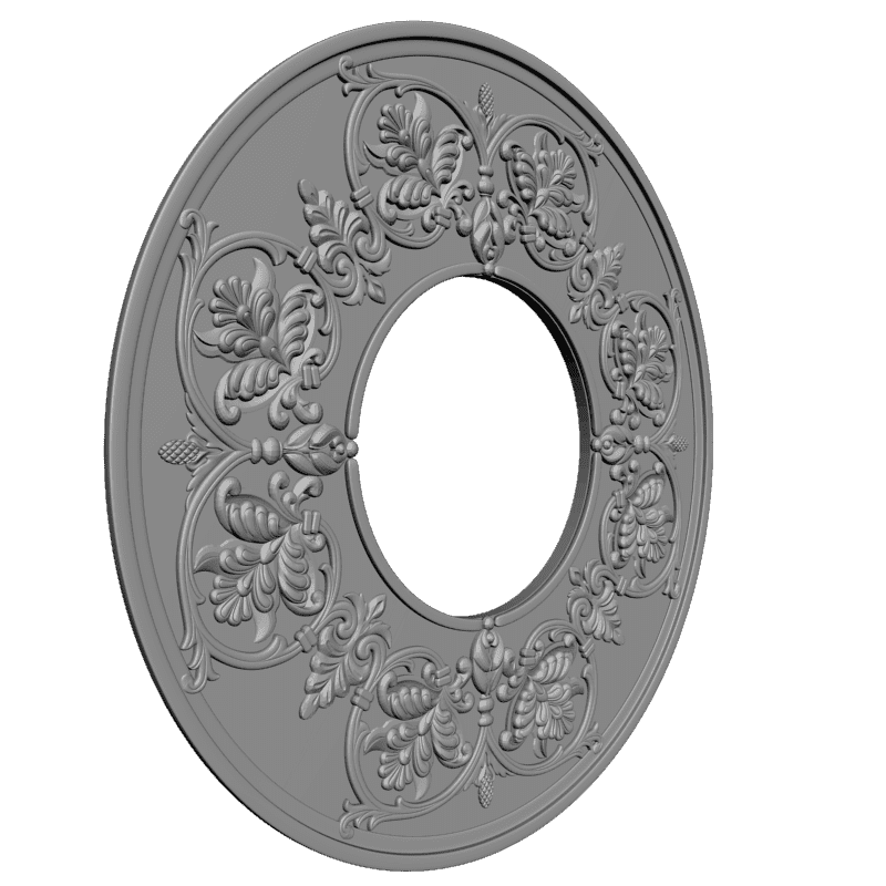 картинка Розетка декоративная D16-273 3D-STL.COM