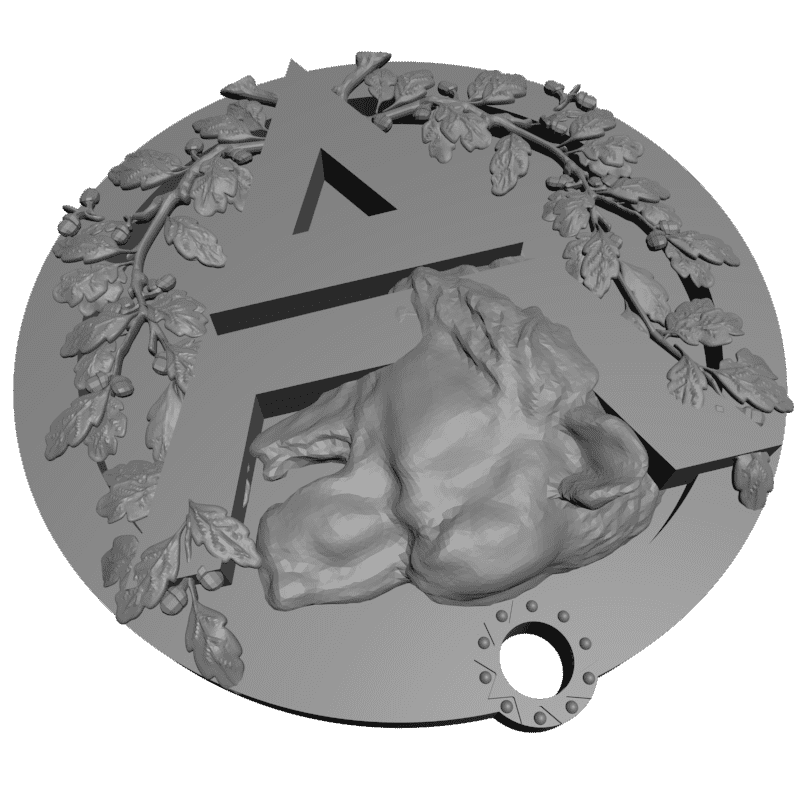 картинка Брелок Медведь А P4-291 3D-STL.COM