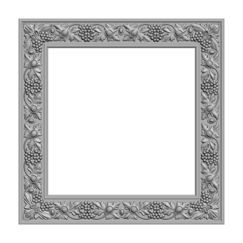 картинка Рама резная D14-496 3D-STL.COM