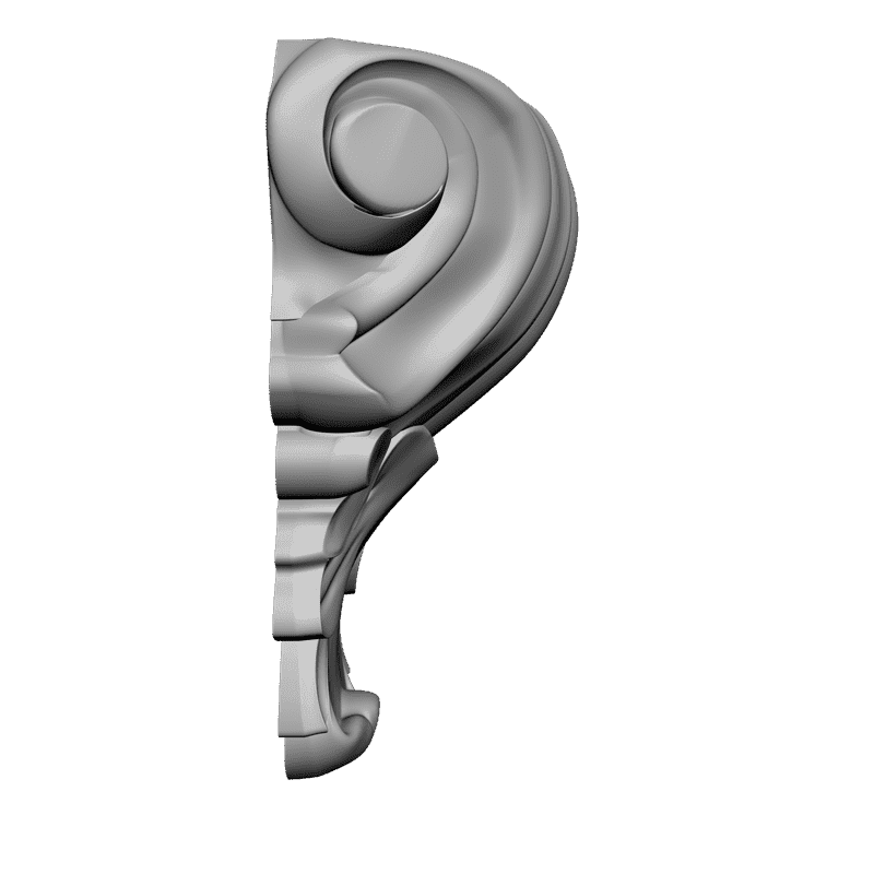 картинка Кронштейн резной D9-155 3D-STL.COM